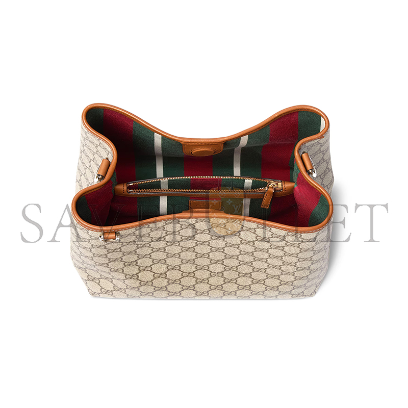 GUCCI GG EMBLEM MEDIUM BUCKET BAG 815103 (25*25*15.5cm) GUCCI GG EMBLEM MEDIUM BUCKET BAG 815103 (25*25*15.5cm)